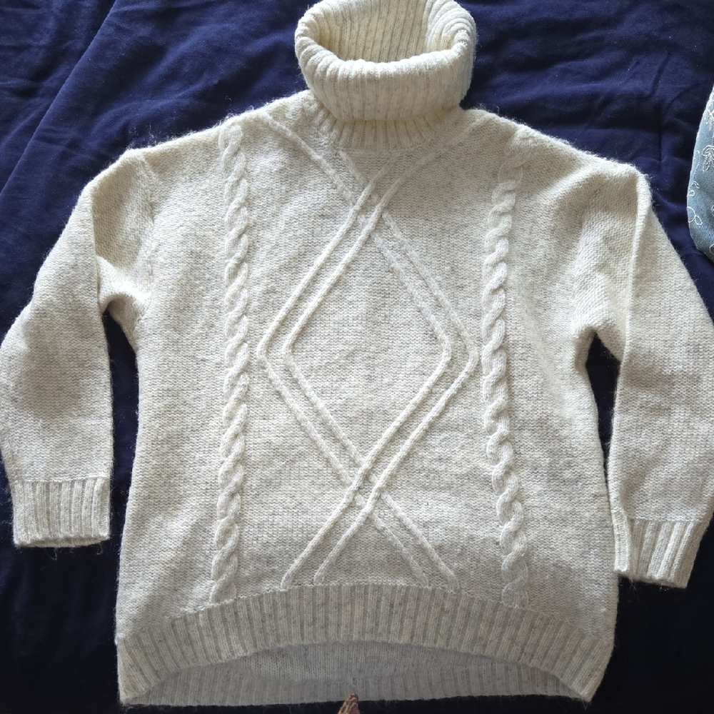 Cozy Cream Turtleneck Sweater